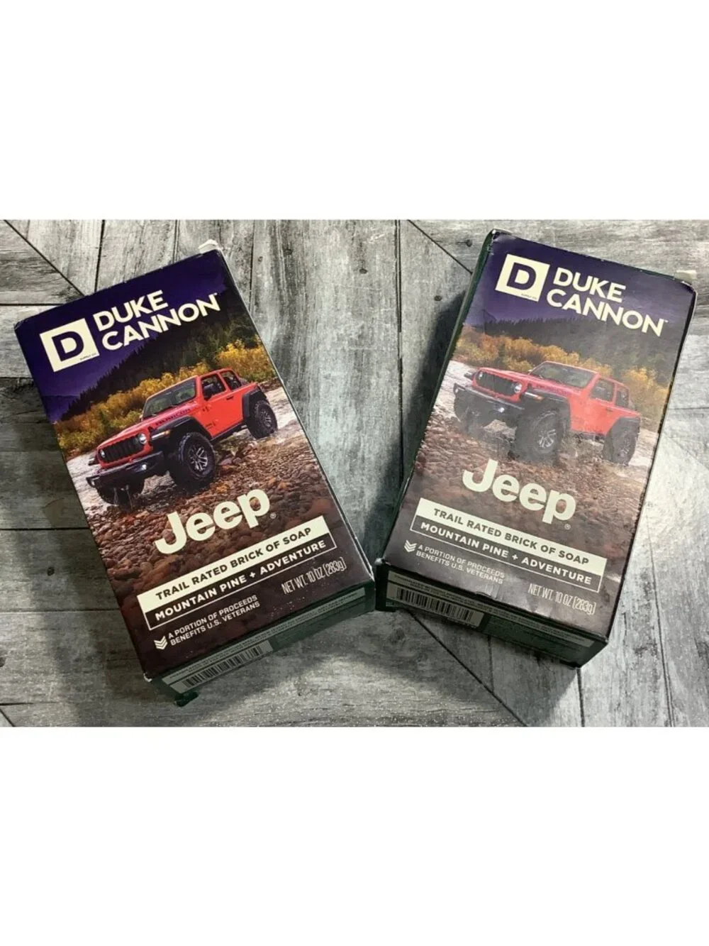 2 Duke Cannon Jeep Trail Rated Brick Of Soap Mountain Pine Adventure 10 Oz